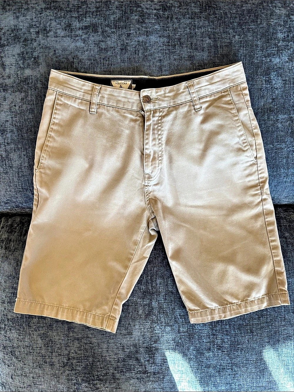 Volcom Beige Bermuda Shorts Waist 3039